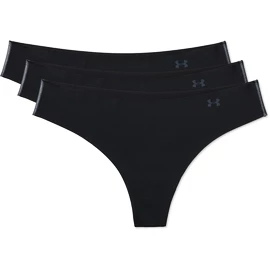 Dámske nohavičky Under Armour PS Thong 3Pack Black