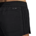 Dámske šortky adidas  Pacer 3-Stripes Woven Heather Shorts Black