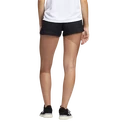 Dámske šortky adidas  Pacer 3-Stripes Woven Heather Shorts Black