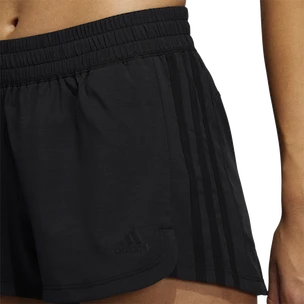 Dámske šortky adidas  Pacer 3-Stripes Woven Heather Shorts Black