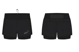 Dámske šortky Inov-8 Trailfly Ultra 3" 2in1 Short Black