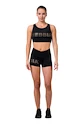 Dámske šortky Nebbia Intense Gold Print 828 black XS