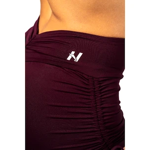 Dámske šortky Nebbia STRONG BEAUTY Lace-Up Sculpting Shorts OWN YOUR POWER 429 dark red