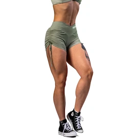 Dámske šortky Nebbia STRONG BEAUTY Lace-Up Sculpting Shorts OWN YOUR POWER 429 light green