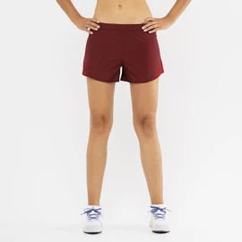 Dámske šortky Salomon Cross Rebel 4" Short Cabernet