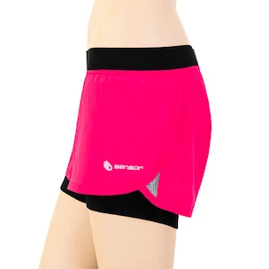 Dámske šortky Sensor  Trail Black/Pink
