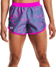 Dámske šortky Under Armour Fly By 2.0 Printed Short Mineral Blue