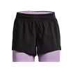 Dámske šortky Under Armour  Iso-Chill Run 2N1 Short-GRY