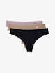 Dámske tangá Under Armour  PS Thong 3Pack Black