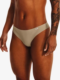 Dámske tangá Under Armour PS Thong 3Pack Brown
