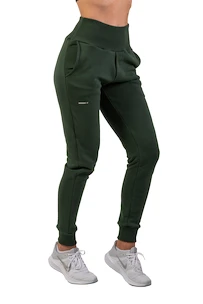 Dámske tepláky Nebbia  High-Waist Loose Fit Sweatpants "Feeling Good" 409 dark green XS
