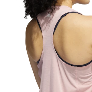 Dámske tielko adidas  3-Bar Logo Tank Wonder Mauve XS