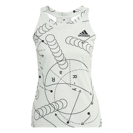 Dámske tielko adidas Club Graphic Tank Linen Green