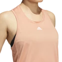 Dámske tielko adidas  Training 3-Stripes Tank Ambient Blush