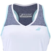 Dámske tielko Babolat  Play Tank Top Women White/Blue