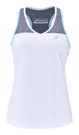 Dámske tielko Babolat Play Tank Top Women White/Blue