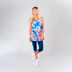 Dámske tielko BIDI BADU  Aluna Tech Tank Dark Blue/Neon Red