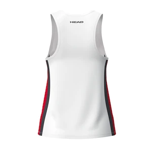 Dámske tielko Head  CLUB 25 TECH Tank Top Women Red/White