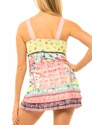 Dámske tielko Lucky in Love  Patch Me Tank w/Bra Melon