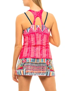 Dámske tielko Lucky in Love  Pretty In Ink Bralette Tank Shocking Pink S