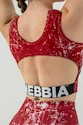 Dámske tielko Nebbia Barbell Therapy Rough Girl 617 red