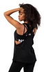 Dámske tielko Nebbia  Sleeveless Loose Cross Back Tank Top "Feeling Good" 419 Black