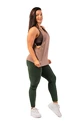 Dámske tielko Nebbia  Sleeveless Loose Cross Back Tank Top "Feeling Good" 419 Brown