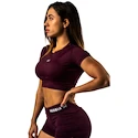 Dámske tielko Nebbia STRONG BEAUTY Open-back Cropped Top 430 dark red