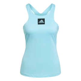 Dámske tričko adidas Paris Y-Tank Primeblue Aqua