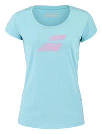 Dámske tričko Babolat Exercise Flag Tee Women Angel Blue