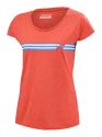 Dámske tričko Babolat  Exercise Stripes Tee Poppy Red
