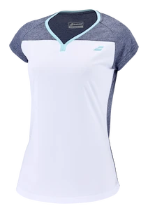 Dámske tričko Babolat  Play Cap Sleeve Top Women White/Blue