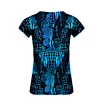 Dámske tričko BIDI BADU  Bella 2.0 Tech V-Neck Tee Blue