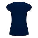 Dámske tričko BIDI BADU  Bella 2.0 Tech V-Neck Tee Dark Blue
