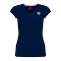 Dámske tričko BIDI BADU  Bella 2.0 Tech V-Neck Tee Dark Blue