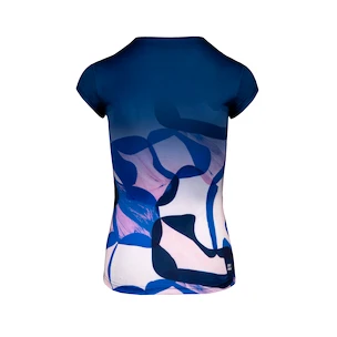 Dámske tričko BIDI BADU  Bella 2.0 Tech V-Neck Tee Dark Blue/Rose