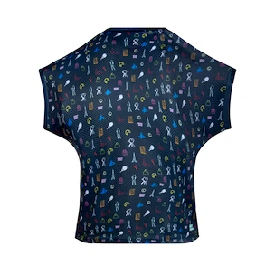 Dámske tričko BIDI BADU  Majira Tech Tee Dark Blue, Mixed S