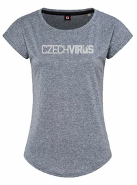 Dámske tričko Czech Virus Recycled Gray