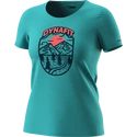 Dámske tričko Dynafit  Graphic cotton Brittany blue