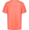 Dámske tričko Endurance Q Bree Melange SS Tee oranžové