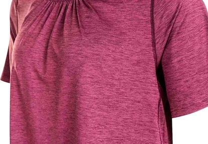 Dámske tričko Endurance  Q Bree Melange SS Tee Wine 46