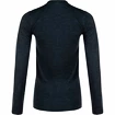 Dámske tričko Endurance yali Seamless Wool Print LS Baselayer tmavo modré
