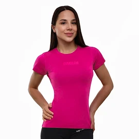Dámske tričko GymBeam FIT Magenta