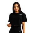 Dámske tričko GymBeam  Limitless Cropped T-shirt Black