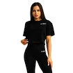 Dámske tričko GymBeam  Limitless Cropped T-shirt Black