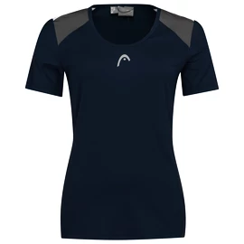 Dámske tričko Head Club 22 Tech T-Shirt Women Dark Blue