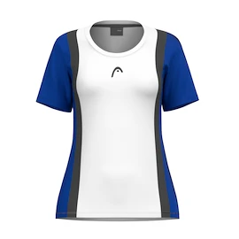 Dámske tričko Head CLUB 25 TECH T-Shirt Women Royal/White