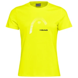 Dámske tričko Head Club Lara T-Shirt Women Dark Yellow