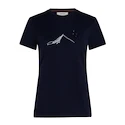 Dámske tričko Icebreaker Merino 150 Tech Lite SS T South Const Midnight Navy M