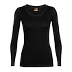 Dámske tričko Icebreaker Merino 200 Oasis LS Scoop Black L